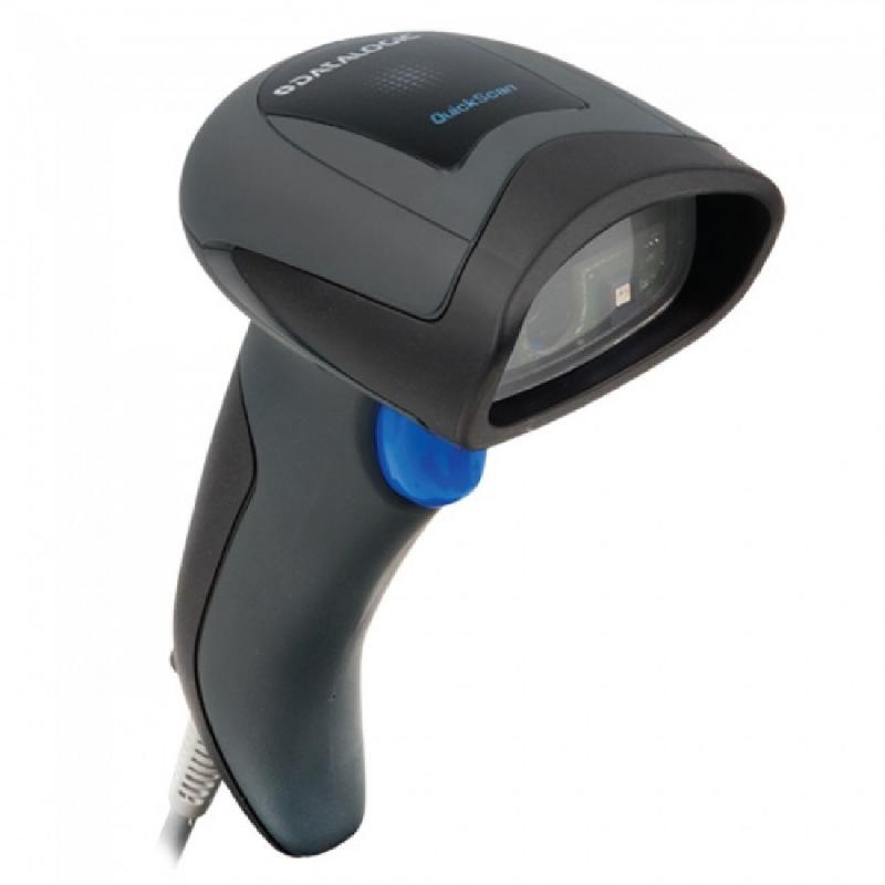 DL - Datalogic QuickScan I QD2430 - Lecteur de code barre portable 2D USB avec Green Spot - Noir - IP42 - Résistant aux chocs_0