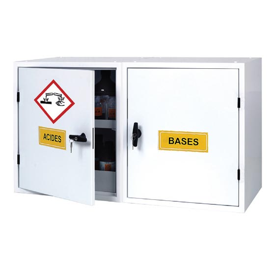 Armoire de sécurité passive sous paillasse avec 2 compartiments de 35L -Réf NOVCBI 11650 - BIOLAB_0