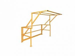 Barriere ecluse de construction robuste pour plateforme mezzanine