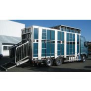 Camion bétaillère inox - SARL Pioger - robustesse et sécurité pour transport animaux vivants_0