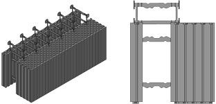 Coffrage isolant - euroblock - dimensions des blocs 1200 mm x 450 mm x 250 mm - bci 70-250_0
