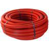 Gaine TPC annelée rouge en couronne - protection câbles électriques - 25 à 100 m - 40 à 160 mm de diamètre_0