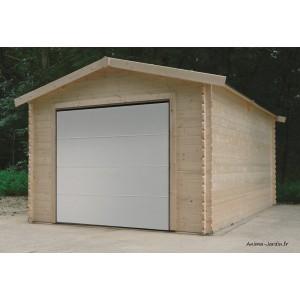 Garage, traditionnel, bois, 16 m² - s8330_0