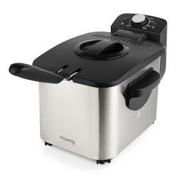 H.Koenig Hkoenig Dfx500 - Friteuse Electrique 3l - 2200w - Temperature Reglable - Corps En Acier Inoxydable - Panier Amovible - argenté inox DFX500_0