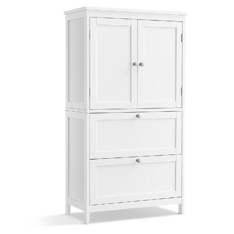 Helloshop26 - Armoire de salle de bain placard de cuisine meuble de rangement avec 2 tiroirs et 2 portes étagères réglables 30 x 60 12_0004021 - 30_0