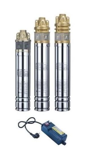 Pompe immergée pour puits 3,5/" SC3//16 750W 230V câble 39m