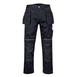 Portwest - Pantalon de travail holster en coton PW3 Noir Taille 44 - 34 noir PW347BKR34_0