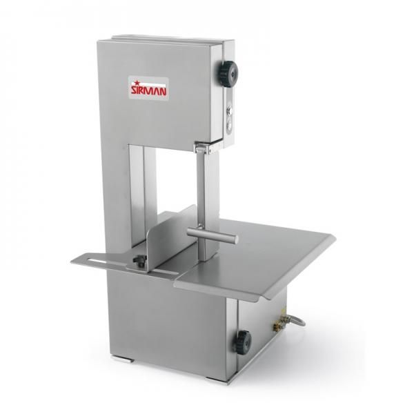 Scie à os 1650 en inox - acier inox AISI 304 - moteur triphasé 380V ou monophasé 220V - lame trempée 16 mm_0