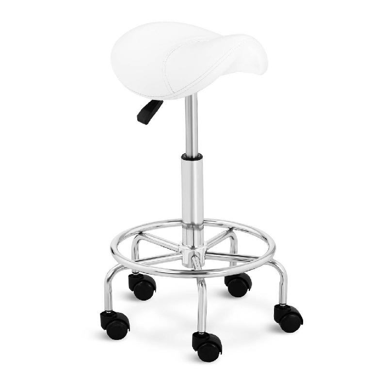 TABOURET CHAISE SIÈGE SELLE DE CHEVAL BLANC 14_0003765_0