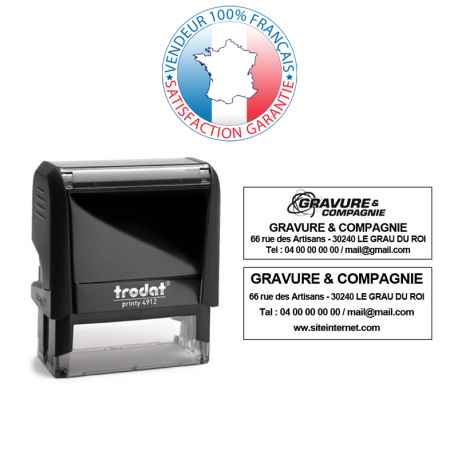 Trodat printy 4912 | empreinte 4 lignes 47 x 18 mm offerte référence: 002-trodat-printy-4912_0