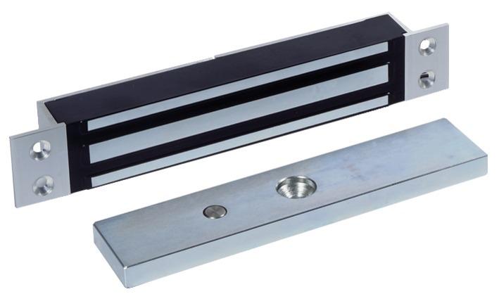 Ventouse à encastrer 300 kg sans contact - SEWOSY - VELMAG EF300ENC - aluminium anodisé - 12/24 V DC_0