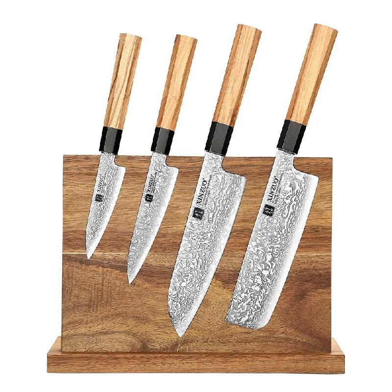 XinZuo - Set de couteaux Damas 5 pièces (série PM8O) - multicolore multi-matériau PM8O-M5_0