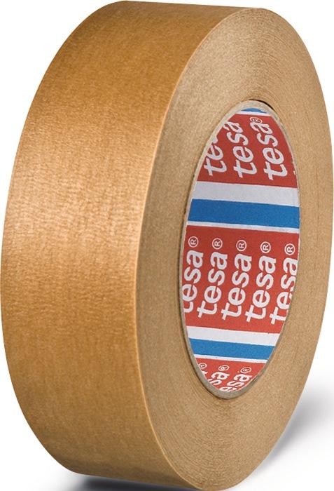 Adhésif de masquage tesakrepp® 4341 légèrement crêpé marron clair longueur 50 m largeur 38 mm rouleau TESA_0