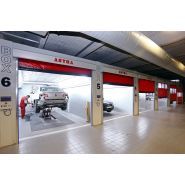 Aire de préparation ASTRA avec système de By-pass Ponçage-Peinturage - éclairage optimal et filtration Viledon_0