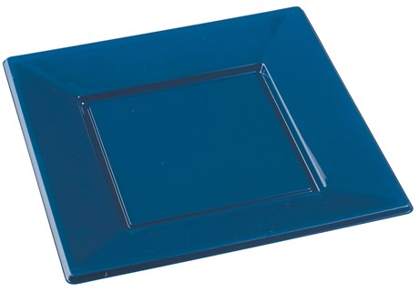 ASSIETTE JETABLE PLATE SOLIA BLEU 23 X 23 CM (VENDU PAR 288)