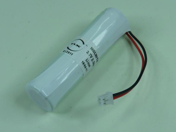 BATTERIE LI-ION 1X 18650+PCM 3.6V 2600MAH JST_0