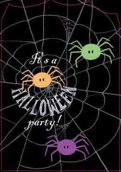 CARTES D'INVITATION HALLOWEEN