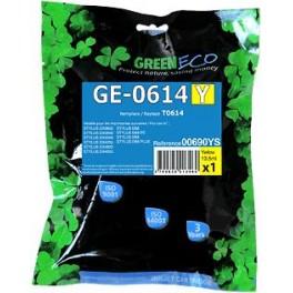Cartouche jet d'encre compatible Epson D68/D88/DX3800/DX4200 (T0614) - Puce Yellow 13,5ml - Sachet 00690YS_0