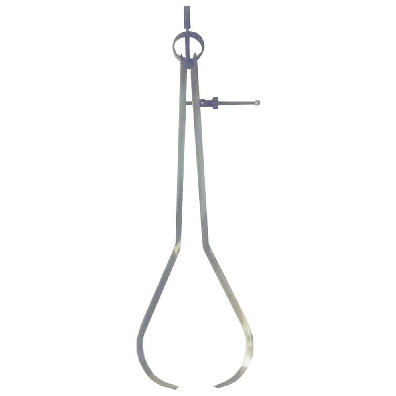 Compas d'épaisseur à ressort - 300 mm - Pour mesures sur cylindres et pièces avec surépaisseur_0