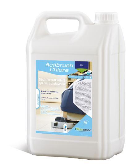 Actibrush chlore desinfectant javel degraissant multi-usage  non parfume  5l - a015_0