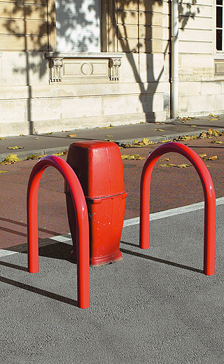 Épingle de protection - arceau urbain en acier galvanisé ou peint - Ø 60 mm - longueurs 1000, 1500 ou 2000 mm_0