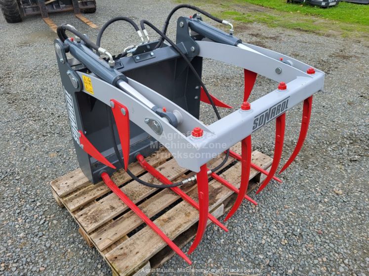 Fourche à fumier avec grappin attelage Eurotrac - Sonarol_0