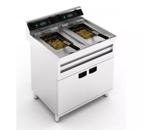 Friteuse électriques 2x12L 2x9kW - réf: 7455.0965_0