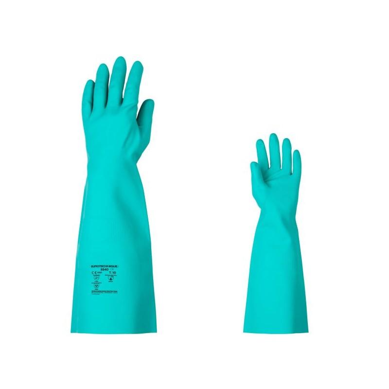 Gants de protection chimique - nitrile MO5540 - 45 cm, épaisseur 0.56 mm_0