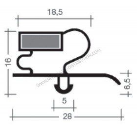 Joint JCA192G - Sur mesure - Coloris gris - Pour chambre froide positive et négative_0