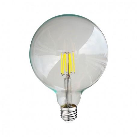 Ampoule LED fil COB - Globe G125 E27 8W - 6000°K claire - Boîte_0