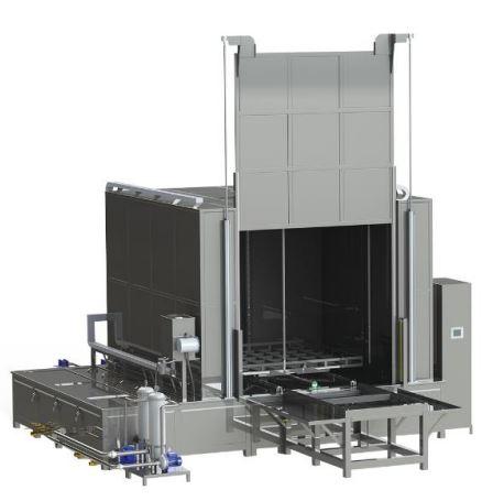 Machines de lavage par aspersion automatisées SprayClean 90-WR - Haute pression avec rinçage et séchage_0