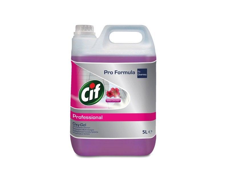 Nettoyant liquide multisurface CIF PRO FORMULA oxy-gel orchidées 5l_0