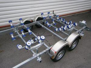 Remorque bateau immergeable 2000 kg PTC - CU 1460 kg - 2 essieux - multi-rouleaux FAST avec options_0