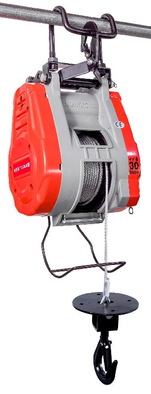 Palan électrique à câble 490kg 30m 2,8 kW 230 V vitesse variable qualité industrielle 230V MW Tools PHS49030_0