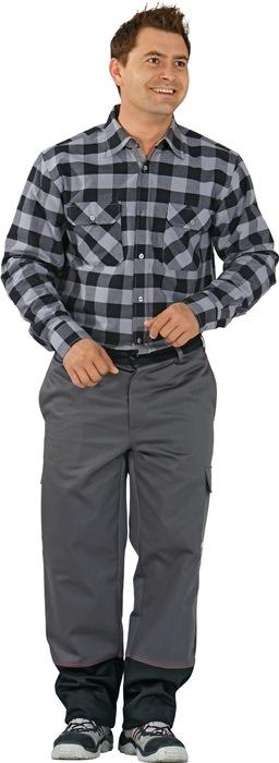 Pantalon à  ceinture de soudage Weld Shield taille 52 gris/noir 84 % coton / 15 % PES / 1 % fibres de ca PLANAM_0