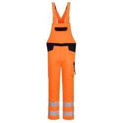 Portwest - Cotte à bretelles haute visibilité PW2 Orange / Noir Taille M - M orange 5036108368105_0