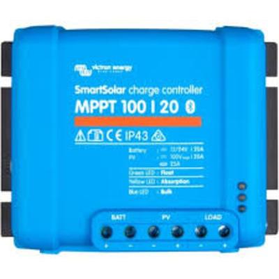 Régulateur solaire SmartSolar MPPT 100/20A 12/24V Bluetooth intégré - Victron Energy_0