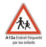 Panneau signalisation enfant