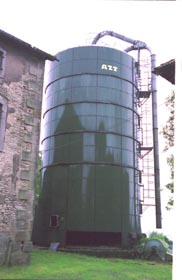 Silo tour métallique agricole d'occasion en acier émaillé Simplex ou Boythorpe - Diamètres 7.20m, 6.10m, 5.00m et 5.14m_0