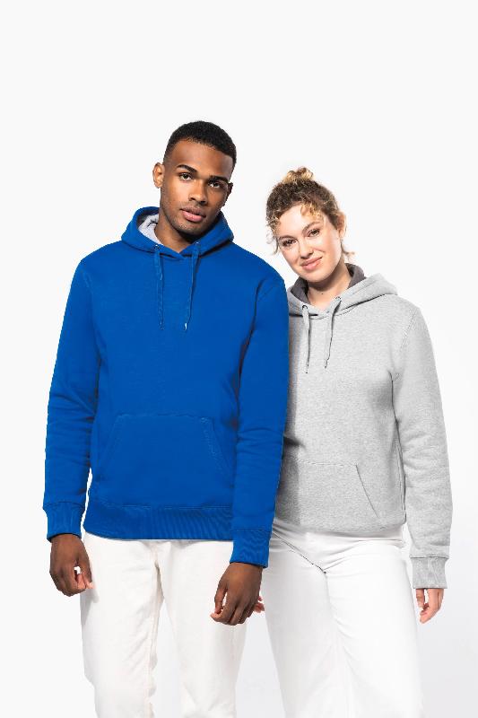 Sweat-shirt à capuche unisexe - Réf: K443 - Molleton gratté prérétréci - Kariban_0
