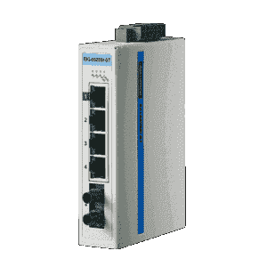 Switch Rail DIN ProView - 4 ports Ethernet + 1 Fibre Mono-Mode SMF -40°C à 75°C - Référence: EKI-5525SI-ST-AE_0