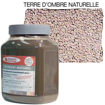 TALIAPLAST COLORANT NATUREL TERRE D'OMBRE NATURELLE POT 1 KG (401712)