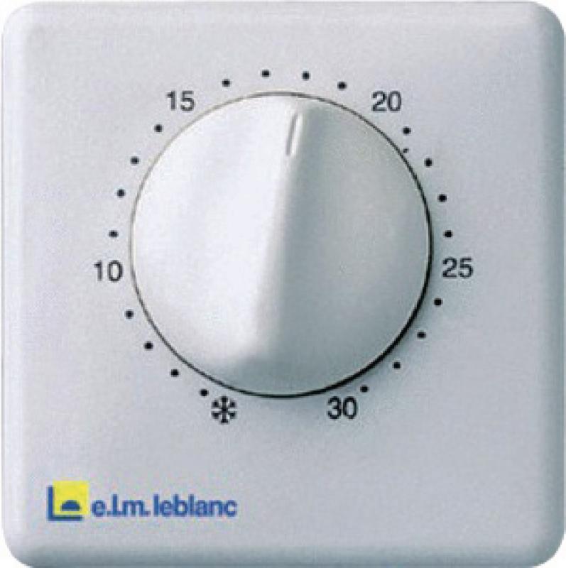 Thermostat mural programmation journalière (2fils) alimentation par piles trl1.26 réf 7716780148_0