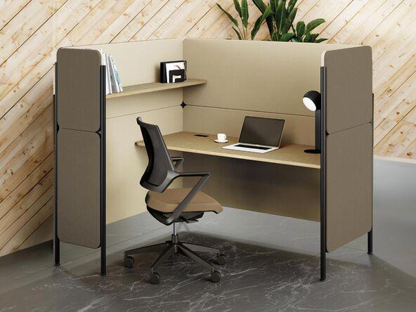 Espace de travail individuel acoustique En Aparté_0