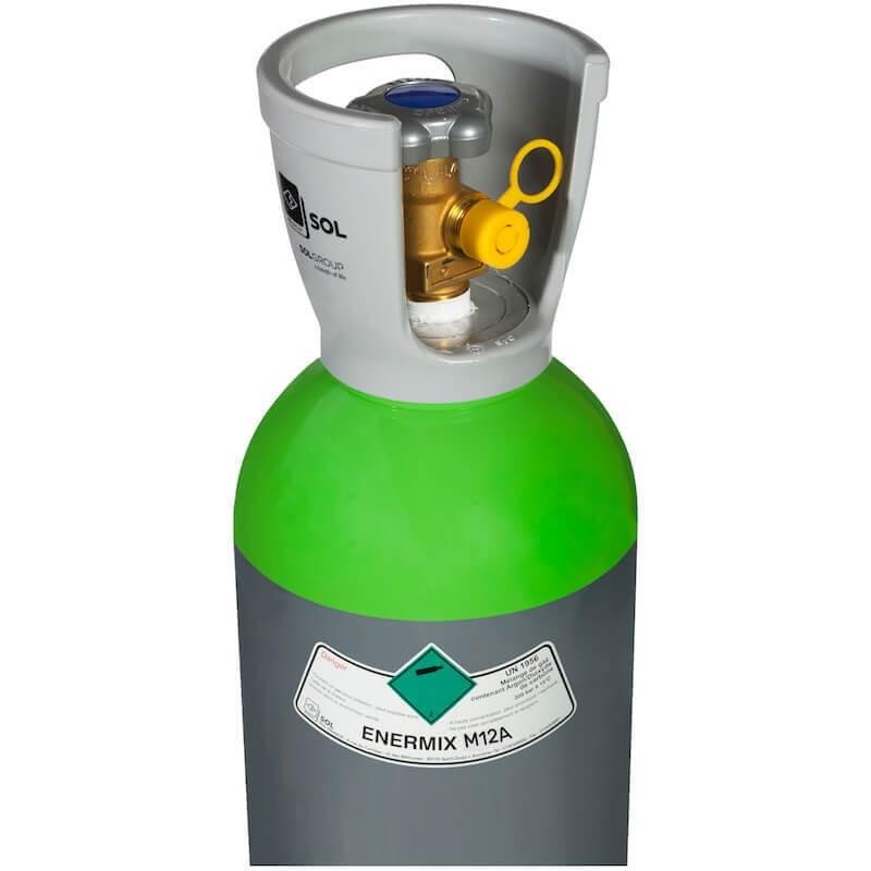 Bouteille ARGON+CO2 2% INOX - Enermix M12A 2,3m3 - SOL_0