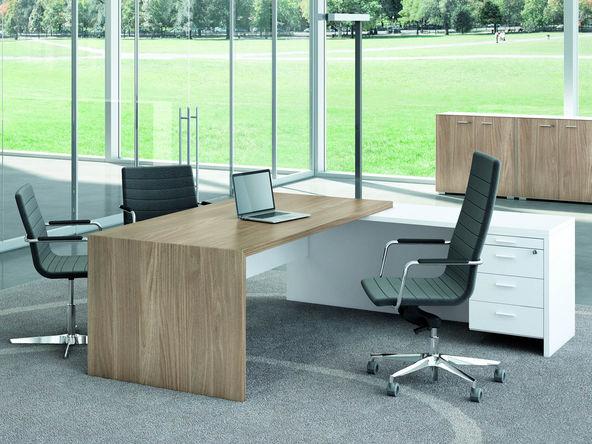 Bureau de direction contemporain en bois Kellington_0