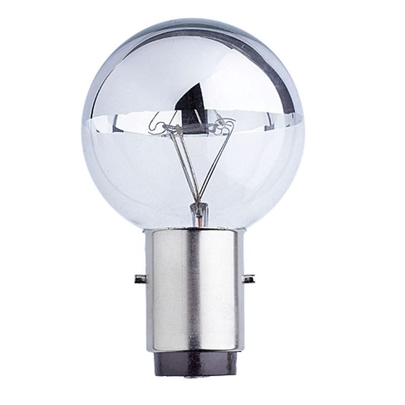 Lampe médicale Hanaulux - Bx22d sphérique claire calotte argentée 24V 50W_0