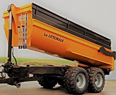 Co 6 - Benne TP - A.M.B.S La Littorale - Charge utile 17t - Longueur 6m - Cubage 11m3 + rehausse 8.5m3_0