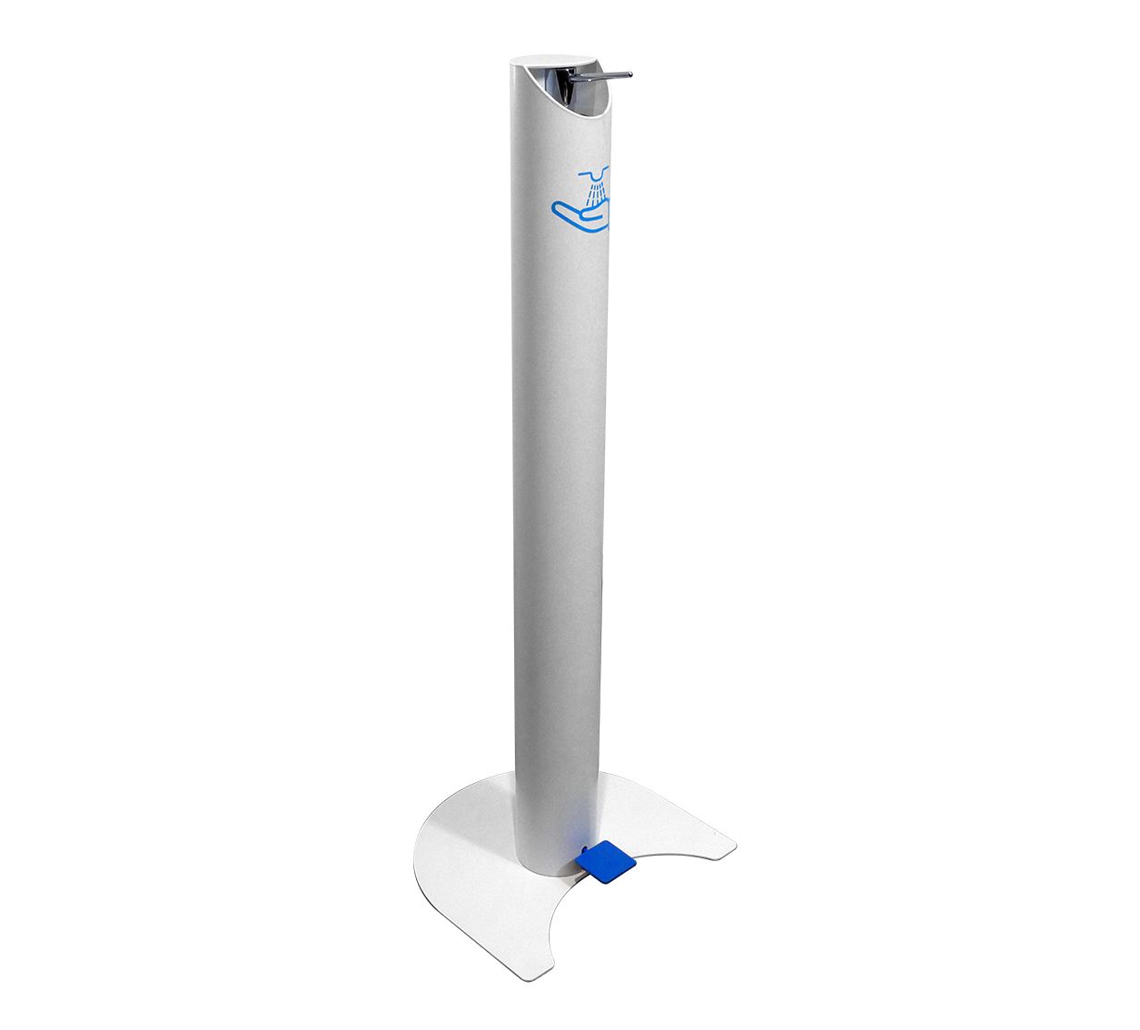 Curtis - borne avec pédale mécanique - réservoir inox intégré 4,75L - 97,1 cm - Elecom_0