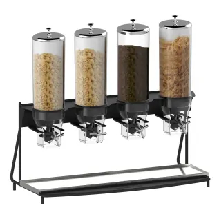 Distributeur de céréales large 4 x 5 litres CASSELIN CDCL4_0